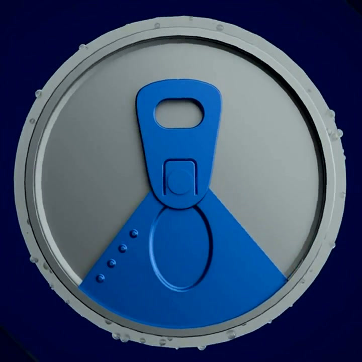 The FlipSeal end, sealed.